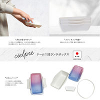合同会社ビランク 弁当箱 500ml シエルプレ 1段 ランチボックス サックスピンク 479788 1個（直送品）