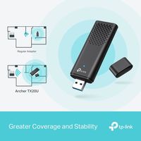 TP-LINK 無線LAN子機 AX1800 デュアルバンドUSB Wi-Fi6 子機 ARCHER TX20U
