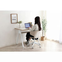 【軒先渡し】東馬 TMレイド ワークチェア ホワイトベージュ 54689180 1台（直送品）