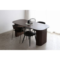 【軒先渡し】東馬 UP ロペス ダイニングテーブル 幅1800×奥行800×高さ720mm ダークブラウン 54689670 1台（直送品）