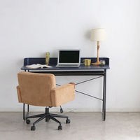 【軒先渡し】東馬 テスタ デスク 幅1220×奥行560×高さ810mm ブルー 54691720 1台（直送品）