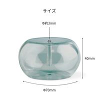 お香立て ルノ インセンスホルダー ブルーグレー キシマ 1個