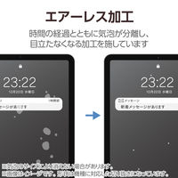 エレコム 13インチ iPad Pro(M4) フィルム 高透明 ブルーライトカット 抗菌 TB-A25PLFLBLGN 1個