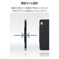 エレコム iPad mini ケース 8.3インチ(A17 Pro) 軽量 薄型 TB-A25SWVPF2BK 1個
