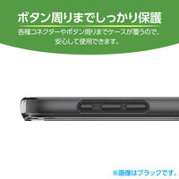 iPhone17 ケース ハイブリッド 衝撃吸収 軽量 AirShock クリア PM-A25AHVAIR2CR エレコム 1個（直送品）
