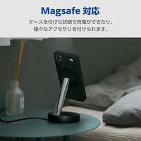 iPhone Air ケース ハイブリッドシリコン MAGKEEP アンチダストコート PM-A25BHVSCMGBK エレコム 1個（直送品）