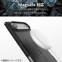 iPhone Air ケース ハイブリッド MAGKEEP ZEROSHOCK ブラック PM-A25BZEROMGBK エレコム 1個（直送品）
