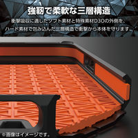 iPhone17 Pro ケース ハイブリッド D3O(R) ZEROSHOCK レッド PM-A25CZEROD3RD エレコム 1個（直送品）