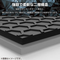 iPhone17 Pro ケース ハイブリッド 衝撃吸収 ZEROSHOCK レッド PM-A25CZERORD エレコム 1個（直送品）