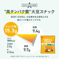 おやつカンパニー　プロテインスナック カレー味 BODY STAR（ボディスター） 1セット（1袋（40g）×12）