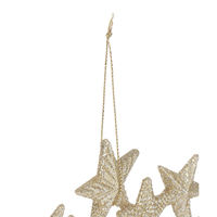 クリスマス　スターリースオーナメント(ゴールド) LAKOLE/ラコレ