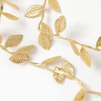 クリスマス　グリッターLEDリーフ(ゴールド) LAKOLE/ラコレ