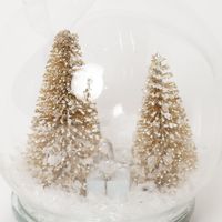 クリスマス　LEDガラスドームオーナメント(S) LAKOLE/ラコレ