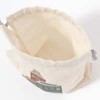 【アウトレット】クリスマス　ミニ巾着 スノーマン LAKOLE/ラコレ