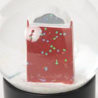 クリスマス　スノードーム(L) スノーマン LAKOLE/ラコレ