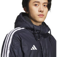 adidas(アディダス) アウター 防寒 スリーストライプス ルーズフィット ロング ボアコート J/2XL KA1303 BW566（直送品）