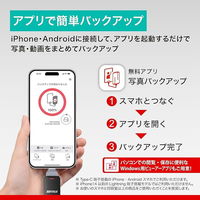 バッファロー USB3.2 TypeーC/Aスティック型SSD 2.0TB ブラック SSD-SD2.0U3-BA 1個