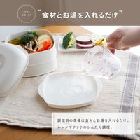 レンジ用せいろ 2段 R0610 1セット（1個×3）レンジ調理 時短 食洗機可能 ライズクリエイション