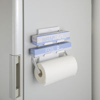 キッチンペーパーホルダー ラップホルダー マグネット ホワイト FK-WPNW 1セット（1個×3） 伸晃