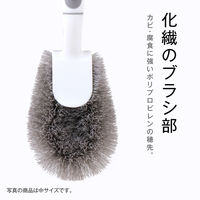 日本クリンテック ハンドル付きたわし カビ 腐食に強い 浴室 床 キッチン 鍋 やわらか 中サイズ 485630 1個（直送品）