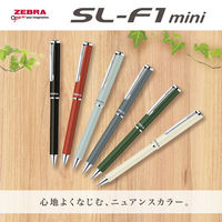 ゼブラ SLF1 mini N アースカラー ダークグレー 油性ボールペン BA55ーECーDGR 1セット（1本×10）