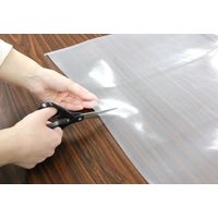 明和グラビア 透明チェアマット　90cm×120cm 透明チェアマット　90CMX120CM 1本