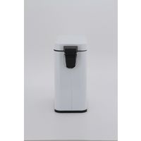 不二貿易 ペディボヌール ダストボックス5L ホワイト 72791 1個