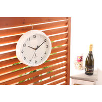 不二貿易 電波掛時計 カペラ Φ27cm WH(27268) 99275 1個