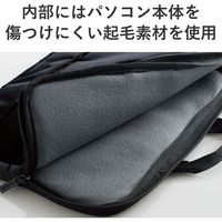 パソコンケース PCバッグ ハンドル付 前面ポケット 11.6inch ブラック BM-IBH11RBK エレコム 1個（直送品）