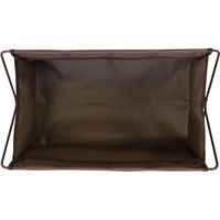 ベストコ 荷物置き 折りたたみ 幅42×奥行23×高さ32cm ブラウン セルフ・フロアーラック S 手荷物収納 ND-6121 4975970250150