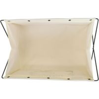 ベストコ 荷物置き 折りたたみ 幅52×奥行33×高さ42cm アイボリー セルフ・フロアーラック L 手荷物収納 ND-6129 4975970250235