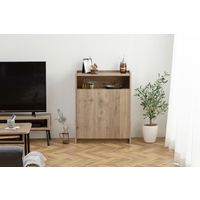 アイリスオーヤマ ゴミ箱 30L 引き出し コンパクト ペールカウンター ウッドペールストッカー WPS-630 アッシュブラウン 1台（直送品）