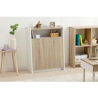 アイリスオーヤマ ゴミ箱 30L 引き出し ペールカウンター ウッドペールストッカー WPS-630 ウォームホワイト/ライトナチュラル 1台（直送品）