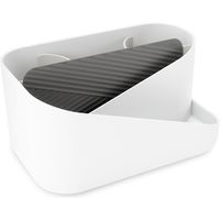 umbra（アンブラ） グラム ヘアーツール オーガナイザー ホワイト/チャコール 21016972677 １個（直送品）