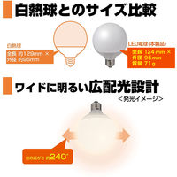 朝日電器 LED電球 ボール形G95 LDG4L-G-G2102 1個