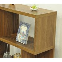 エイ・アイ・エス ロスタ ジグザグラック 幅795×奥行295×高さ1112mm ブラウン LST-1280ZS BR 1台（直送品）