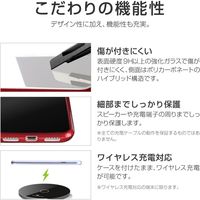iPhone SE (第3世代/第2世代) iPhone8/7 ケース カバー ガラスハイブリッドケース PALLET GLASS　クリアシルバー（直送品）