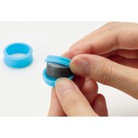ライオン事務器 シリコンマグネット マグピタ ブルー CM-3B 1セット(10個)