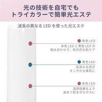 Areti（アレティ） 美顔器 電池式 3色LED ハンディ ホワイト（直送品）