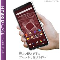 arrows Be4 Plus ケース カバー TPU ポリカーボネート ストラップホール有 PM-F211HVCKCR エレコム 1個（直送品）