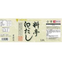 ミツカン 業務用 料亭白だし 1.8L　1本　大容量　特大　プロユース　プロ仕様
