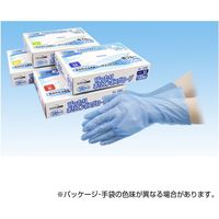 フジリンクス ぴったりポリエンボスグローブ　外エンボス　ブルー　M 32-5715 1セット(100枚×60箱 合計6000枚入)（直送品）