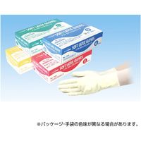 フジリンクス ソフトラテックスグローブ　粉付　ナチュラル　L 32-5734 1セット(100枚×20箱 合計2000枚入)（直送品）