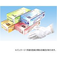 フジリンクス ニトリルグローブ　粉付　ホワイト　M 32-5745 1セット(100枚×30箱 合計3000枚入)（直送品）