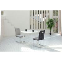 【軒先渡し】あずま工芸 TOCOM オペラ チェア グレー TDC-9945 1脚（直送品）