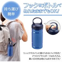 コモライフ ボトル付クールタオル ブルー 390147 1個（直送品）