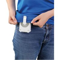 アーテック 腰掛ポータブル扇風機 熱中症対策 ひんやり 51920 1個（直送品）