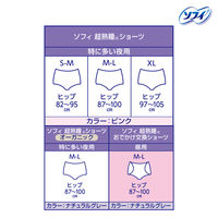 ナプキン 生理用品 ソフィ 超熟睡 おでかけ交換ショーツ ナチュラルグレー M～L 昼用 1パック（4枚）ユニ・チャーム