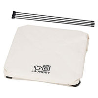 パール金属 ランドリーバスケット 76L ベージュ N-7895 1個（わけあり品）