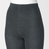 無印良品 レディース 婦人 足なり直角 かかとに合う タイツ 婦人Ｌ チャコールグレー 良品計画